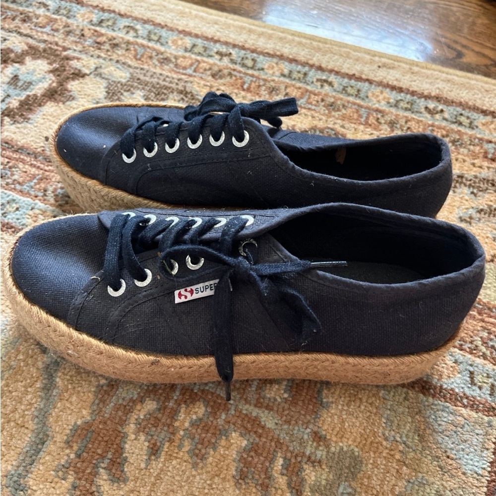 Women’s Superga platform shoes